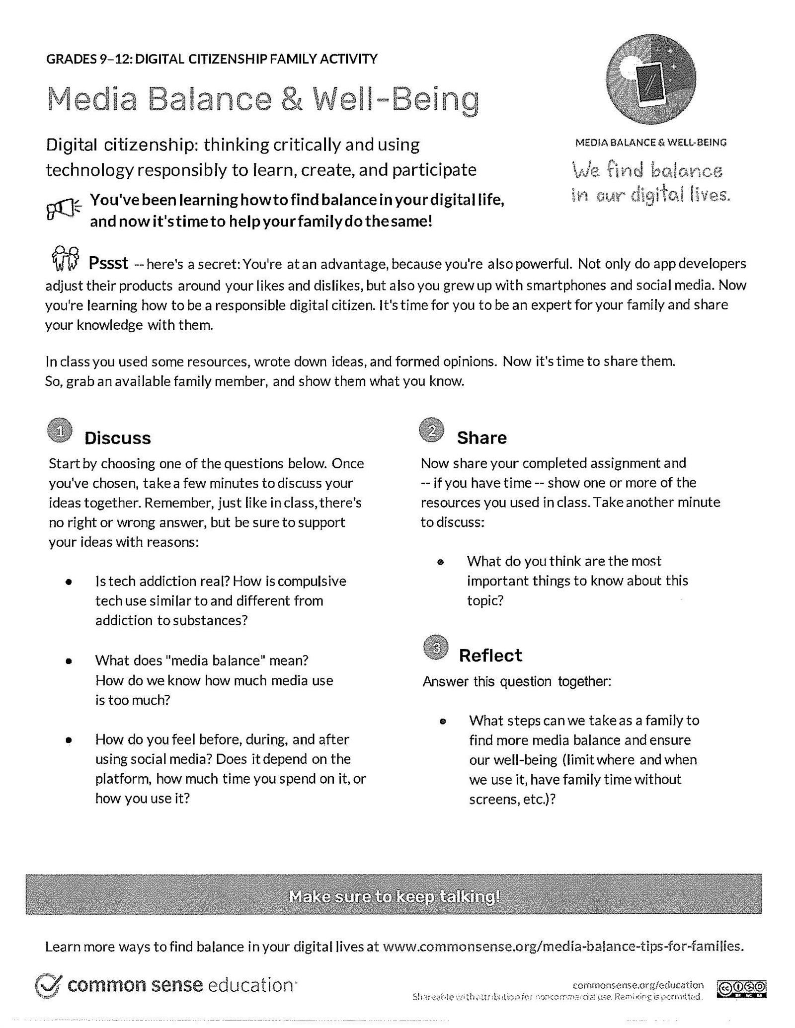 Media Balance and Well-Being-English